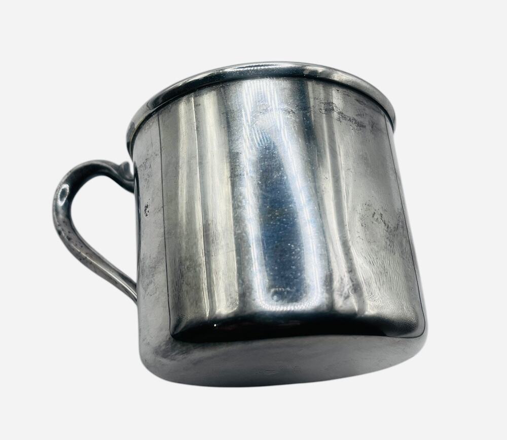 Wallace #8436 Silver Baby Cup Silverplate with interior Gold Wash